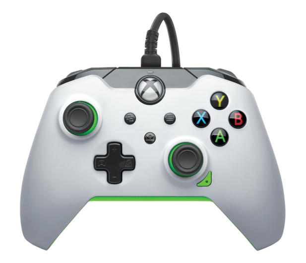 PDP XS Pad przewodowy Neon White - 1111755 - zdjęcie